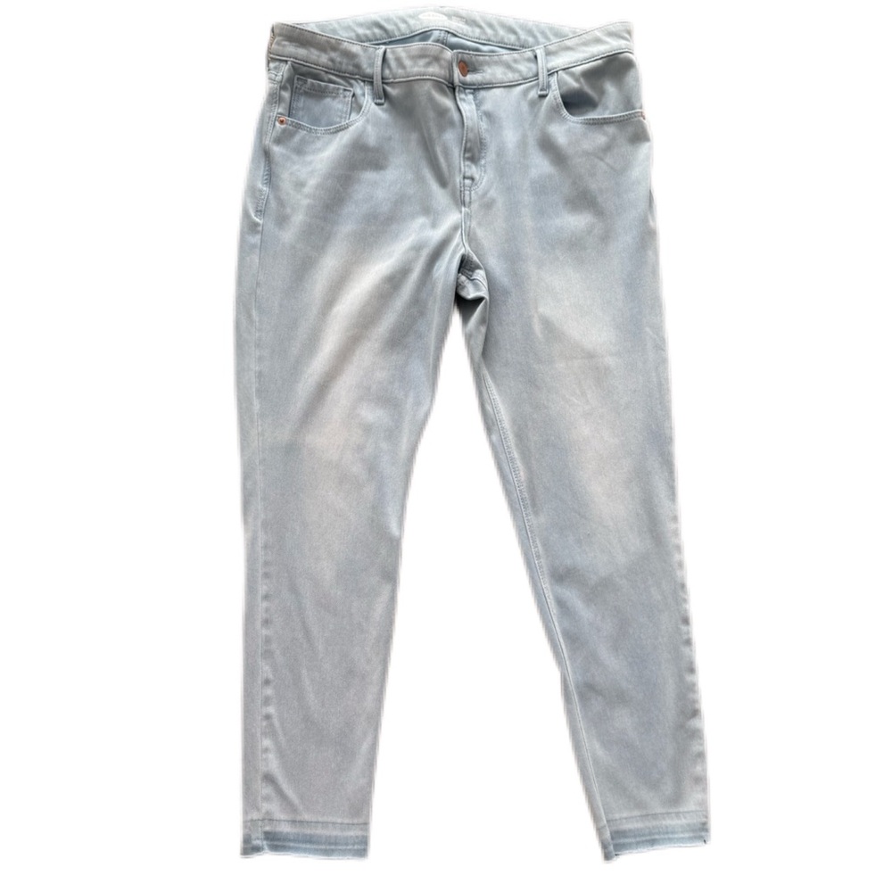 Old Navy Rockstar 24/7 Super Skinny jeans size 16. Rinsed STRETCH soft ankle GUC